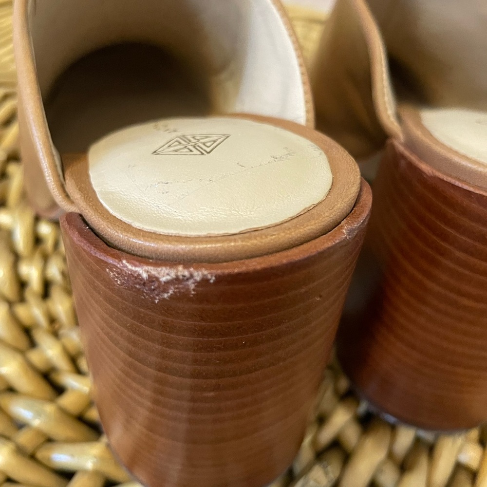 Antonio Melanie Leather Heeled Mules - Picture 6 of 7